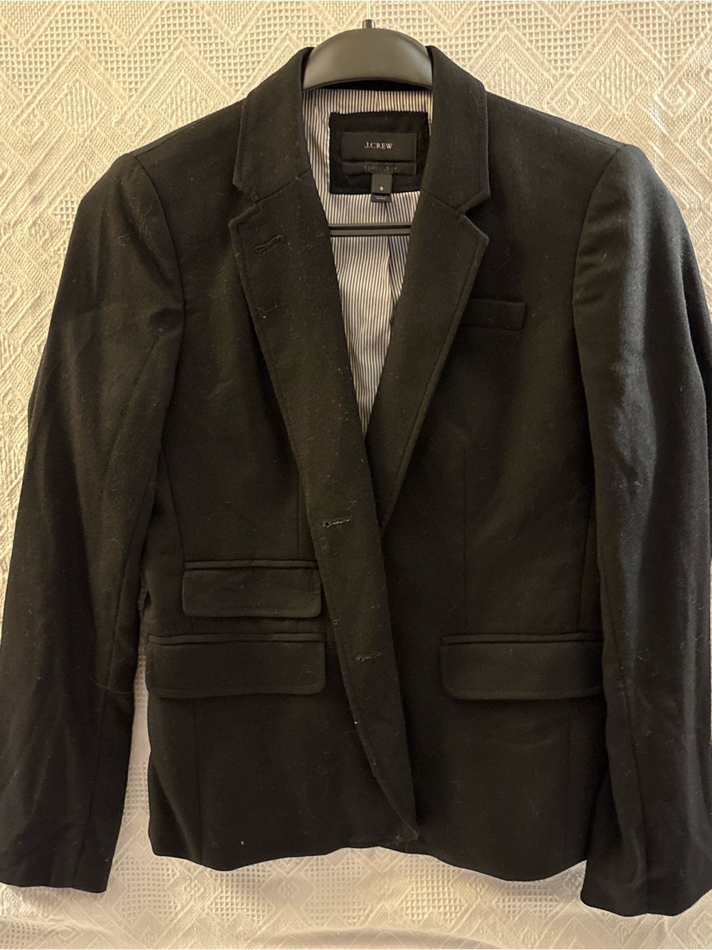 J. Crew Women’s Black Wool Blend Blazer